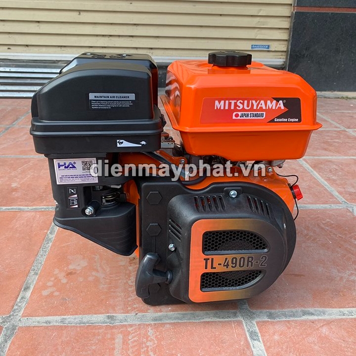 Máy Nổ – Động Cơ Xăng 20Hp Mitsuyama TL-490R-2 Tua Chậm