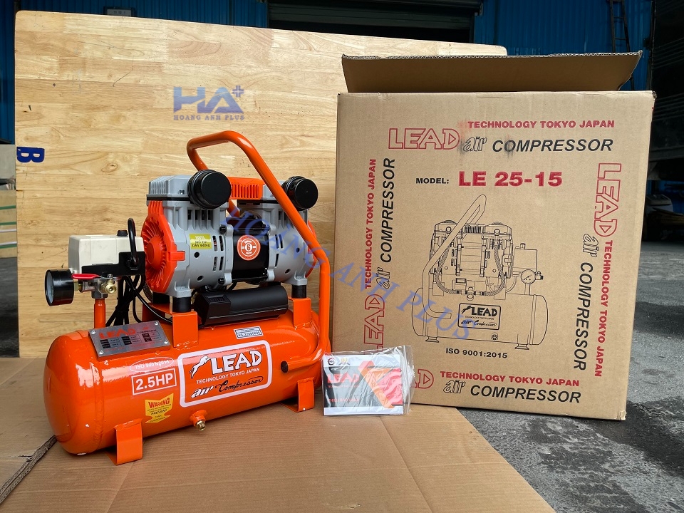 Máy Nén Khí Không Dầu Lead 2.5HP 15L LE 25-15