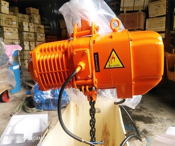Palang Xích Điện Kenbo Cố Định 5 Tấn KKBB05-02 Loại 2 Cấp Tốc Độ 3 Pha