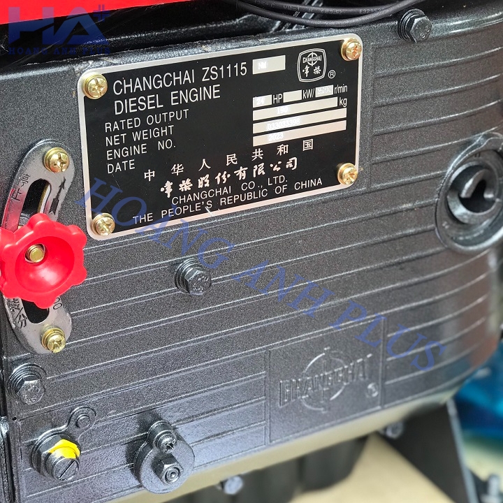 Máy Nổ Dầu Changchai 24HP ZS1115NM (D24 Gió Đề)