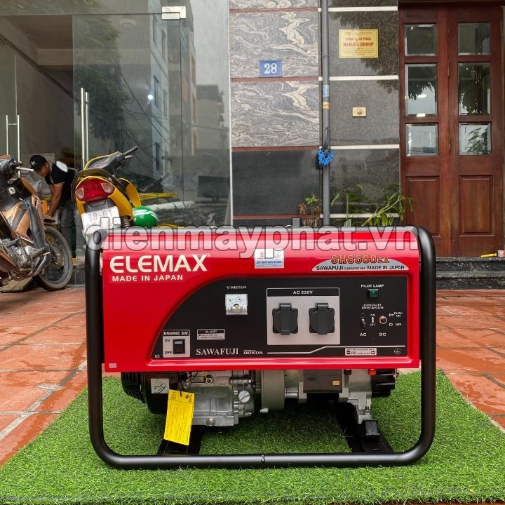 Máy Phát Điện Chạy Xăng Elemax 5KVA SH6500EX