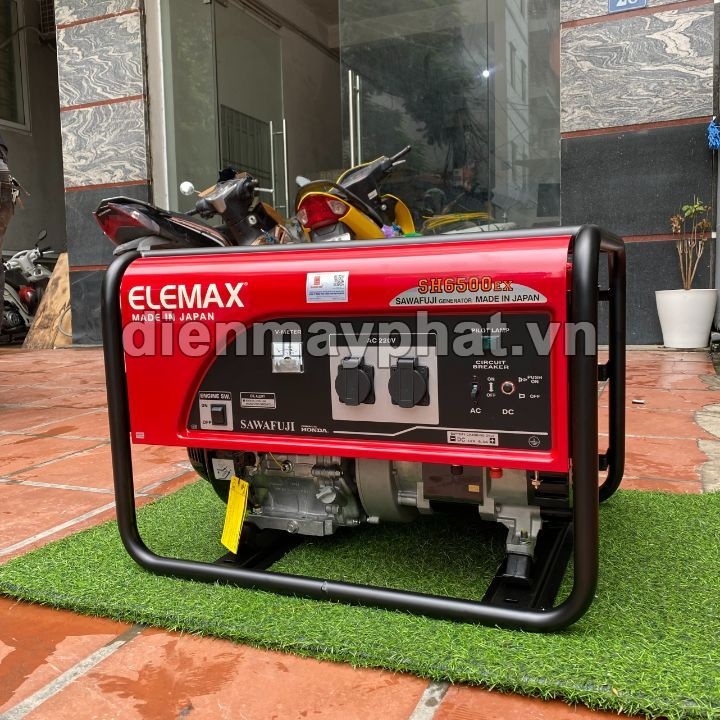 Máy Phát Điện Chạy Xăng Elemax 5KVA SH6500EX