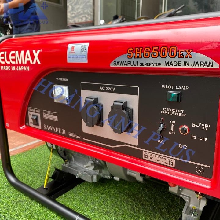 Máy Phát Điện Chạy Xăng Elemax 5KVA SH6500EX