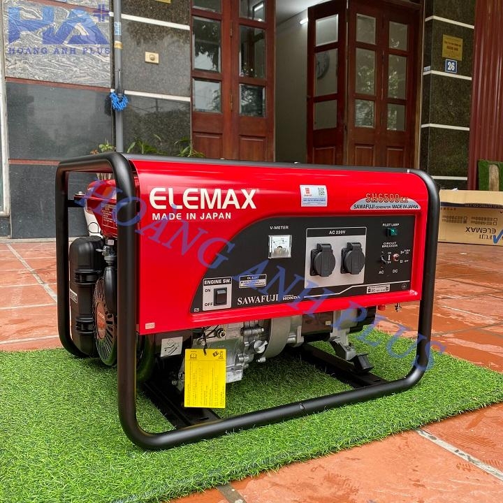 Máy Phát Điện Chạy Xăng Elemax 5KVA SH6500EX