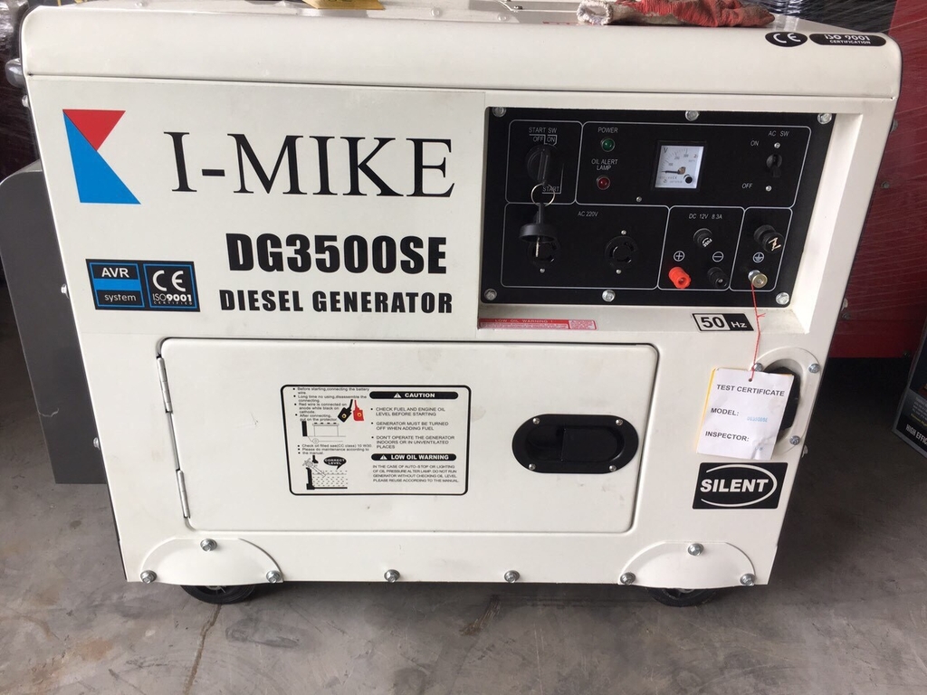 Máy Phát Điện Chạy Dầu I-Mike 3Kw DG3500SE