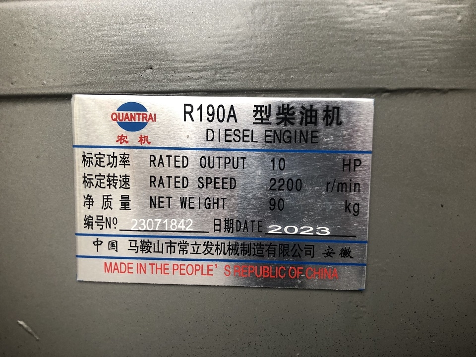 Máy Nổ Dầu Quantrai 10HP QT 190A (D10 Nước)