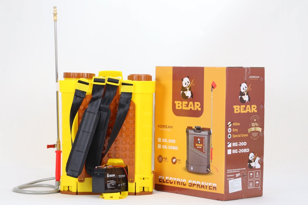 Bình Phun Xịt Điện Bear 20L BE-20D