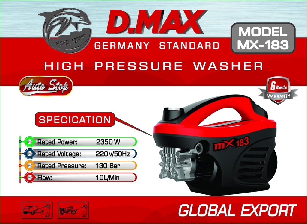 Máy Rửa Xe Dmax 2350W MX-183