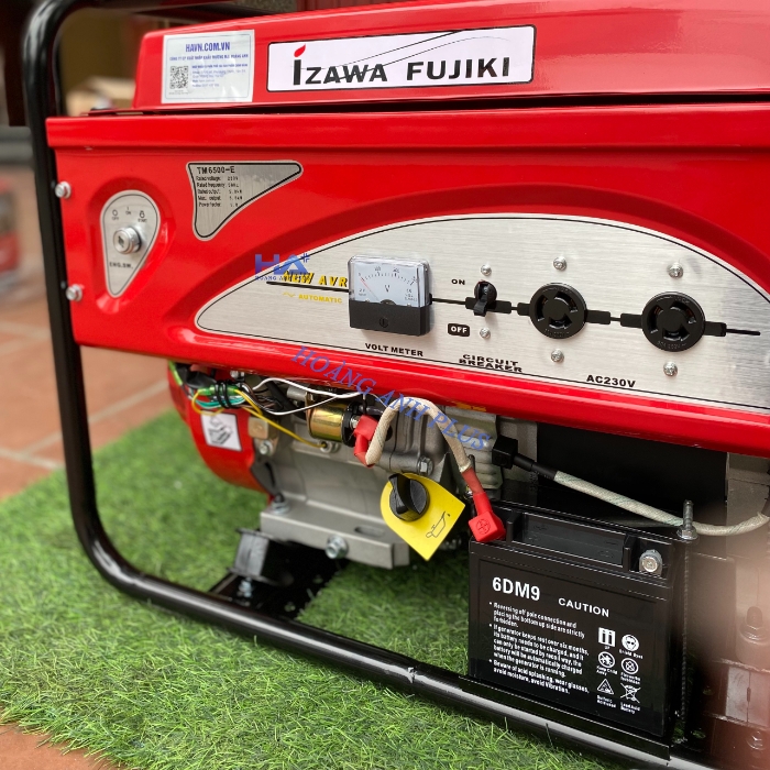 Máy Phát Điện Chạy Xăng Izawa Fujiki 5Kw TM6500E Đề