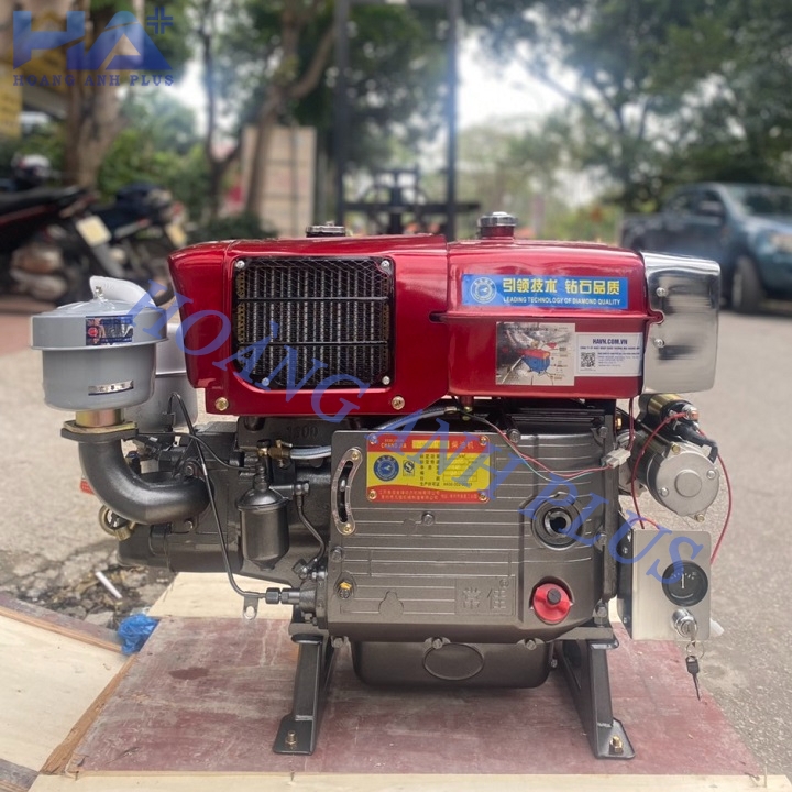 Máy Nổ Dầu Changjia 15Hp CJ ZS1100NM (D15 Gió Đèn Đề)