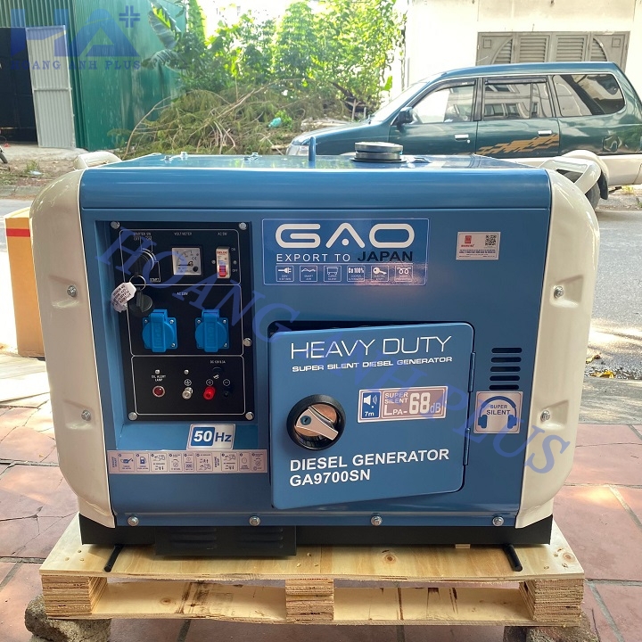 Máy Phát Điện Chạy Dầu 7Kw GAO GA9700SN Siêu Cách Âm