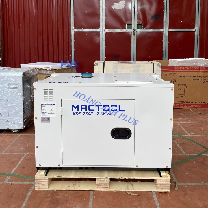 Máy Phát Điện Chạy Dầu Mactool 6Kw XDF-750E