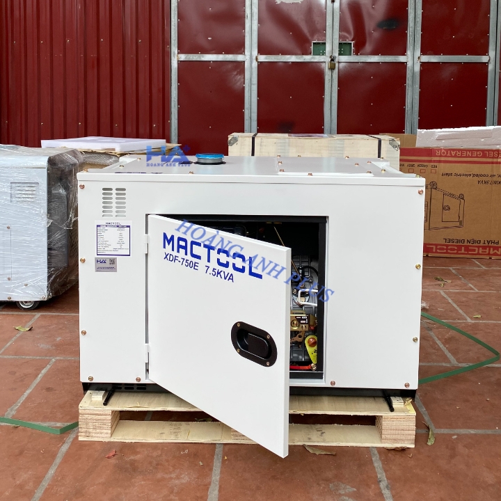 Máy Phát Điện Chạy Dầu Mactool 6Kw XDF-750E