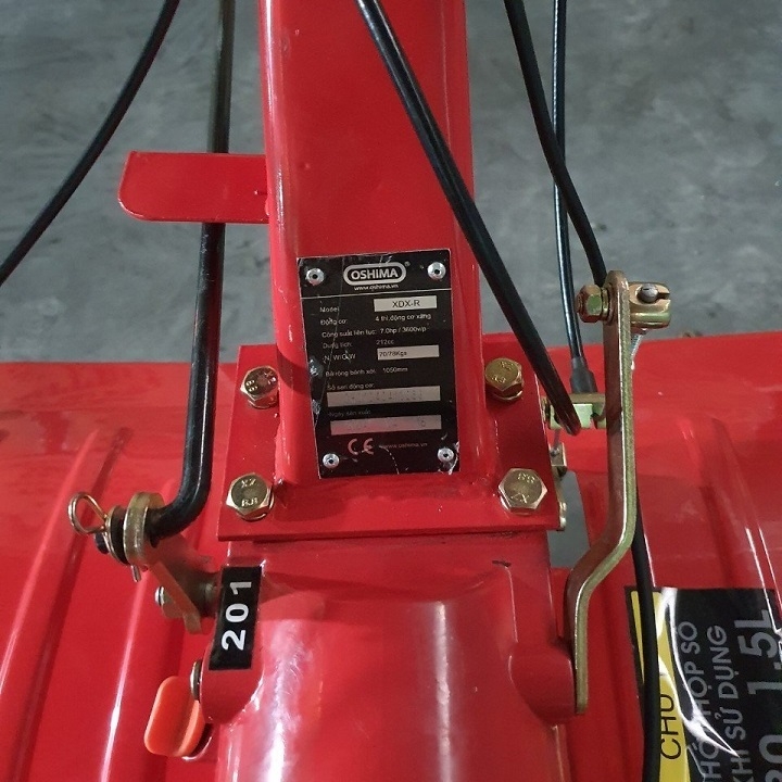 Máy Xới Đất Chạy Xăng Oshima 7HP XDX-R Đấu Đầu