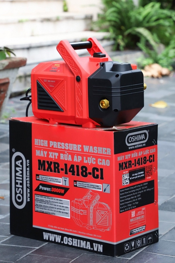 Máy Rửa Xe Oshima 3000W MXR-1418-C1