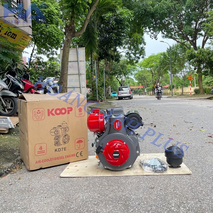 Máy Nổ – Động Cơ Dầu Evo 5HP KD7E Có Đề