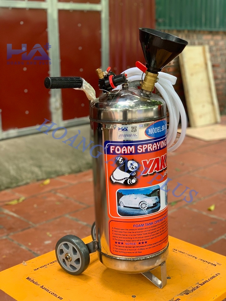 Bình Phun Bọt Tuyết Inox 201 Yakama 20L BB-20I