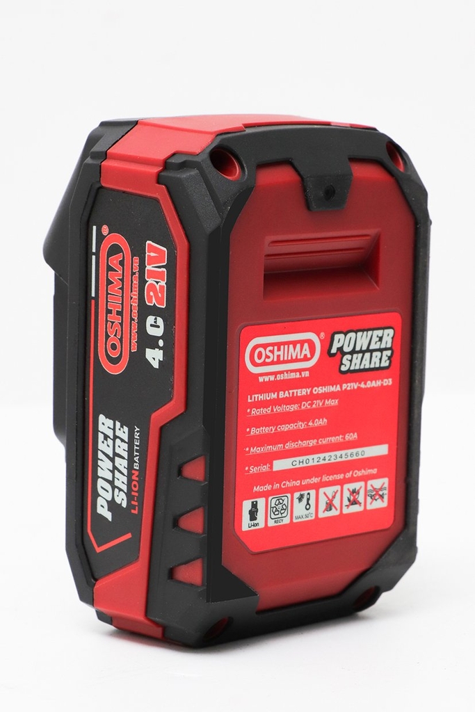 Pin Lithium Oshima P21V-4.0Ah D3