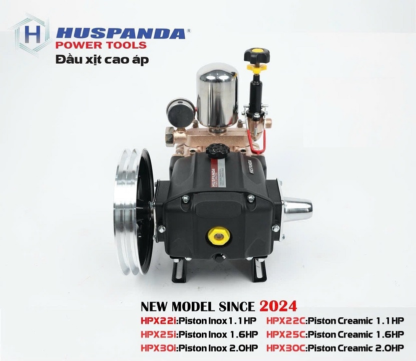 Đầu Xịt Áp Lực Huspanda 1HP HPX-22C Piston Sứ