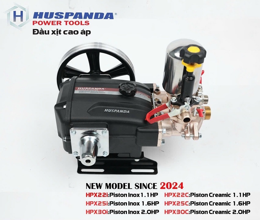 Đầu Xịt Áp Lực Huspanda 1HP HPX-22C Piston Sứ