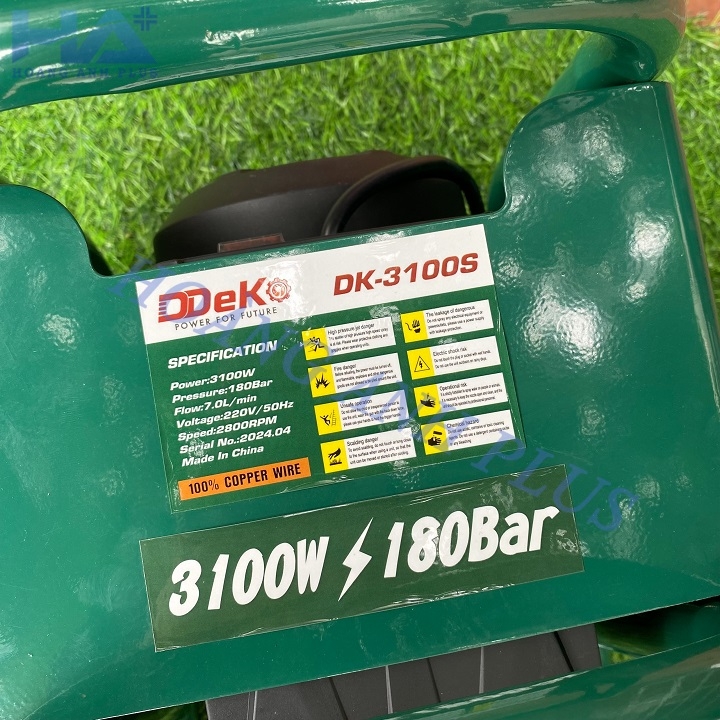 Máy Rửa Xe Deko 3100W DK-3100S