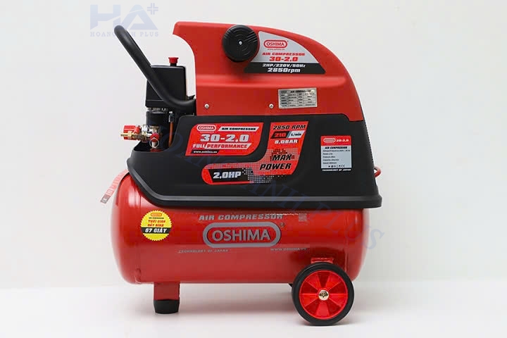 Máy Nén Khí Có Dầu Oshima 2HP 30L