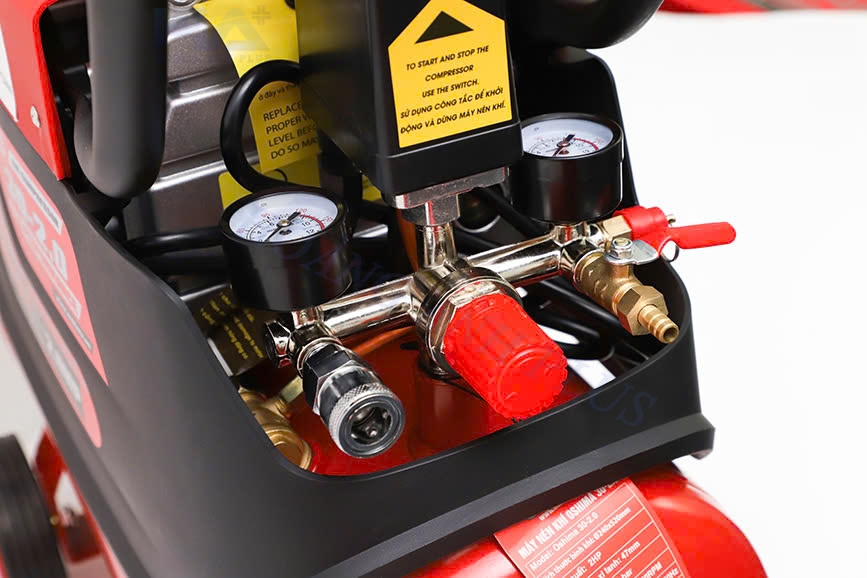 Máy Nén Khí Có Dầu Oshima 2HP 30L