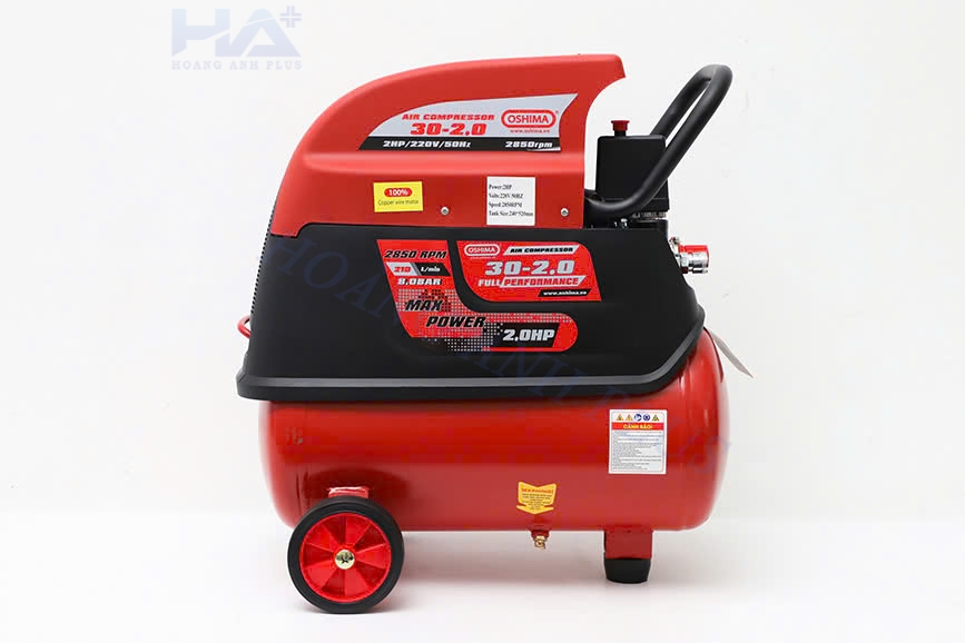 Máy Nén Khí Có Dầu Oshima 2HP 30L