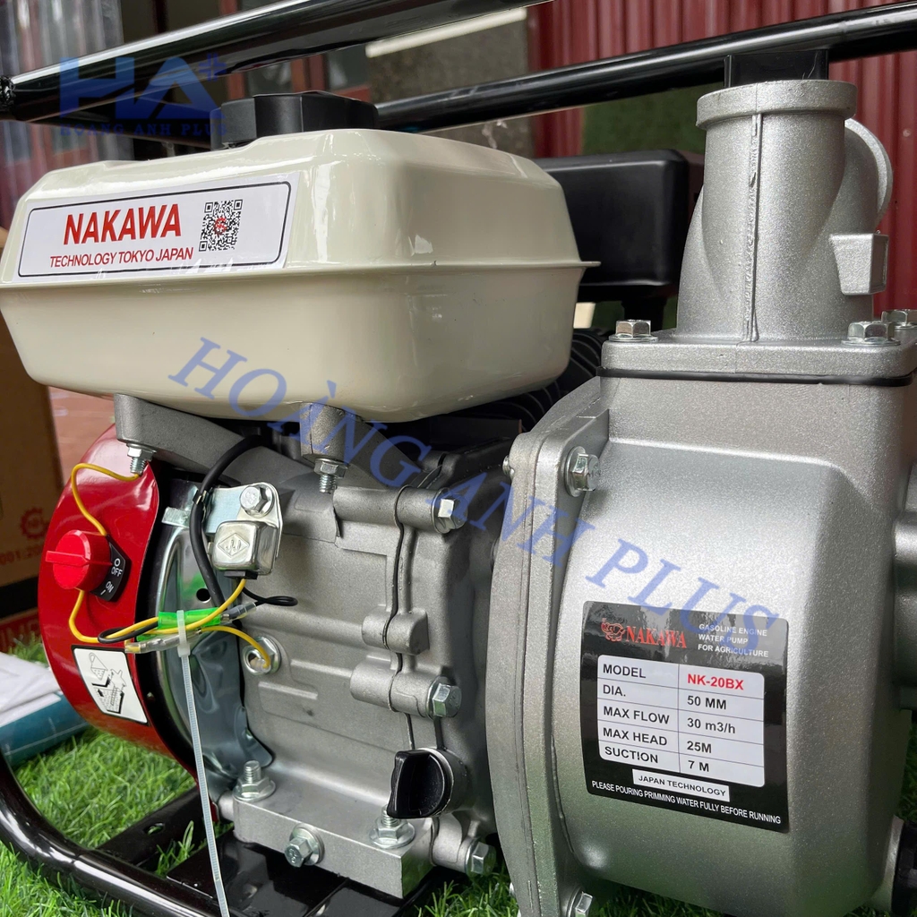 Máy Bơm Nước Chạy Xăng 6.5Hp Nakawa NK-20BX