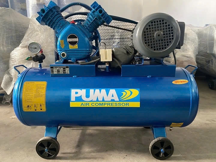 Máy Nén Khí Dây Đai Puma 2HP 90L PK 1090 1 Pha