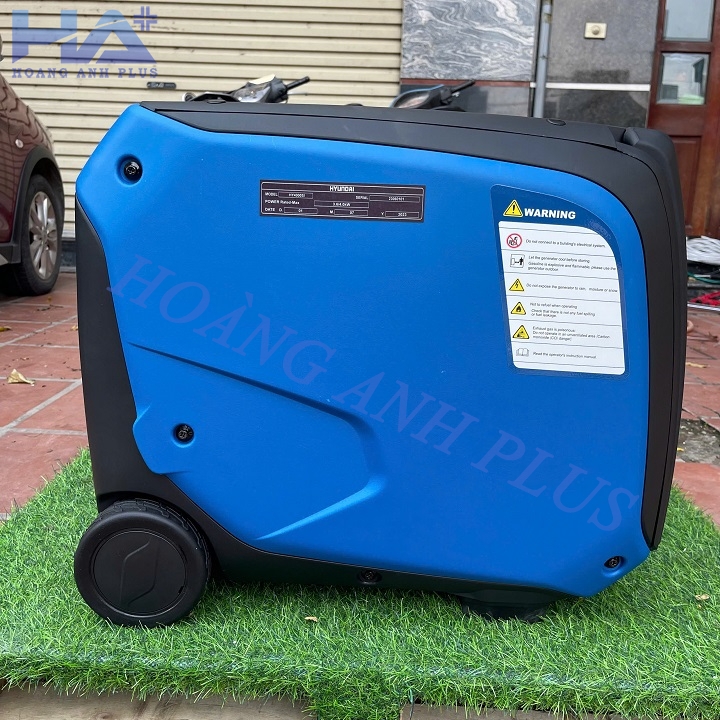 Máy Phát Điện Chạy Xăng Hyundai 4Kw HY4000SI Inverter Siêu Cách Âm