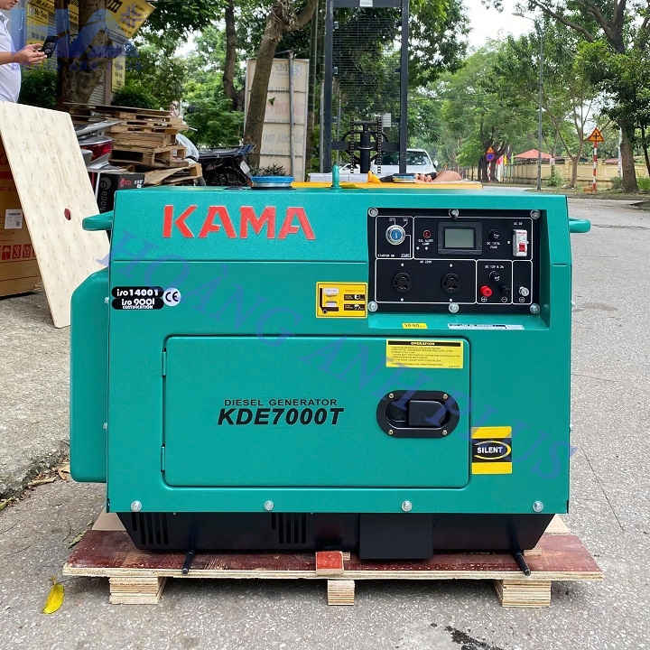 Máy Phát Điện Chạy Dầu Kama 5Kw KDE7000T