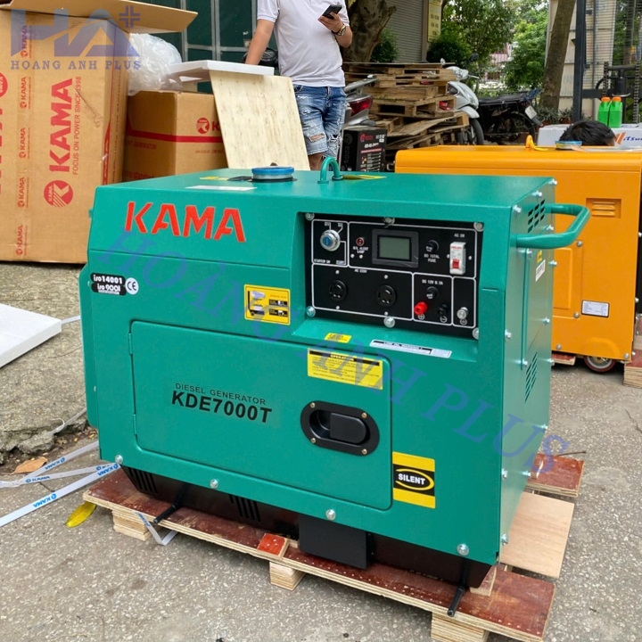 Máy Phát Điện Chạy Dầu Kama 5Kw KDE7000T