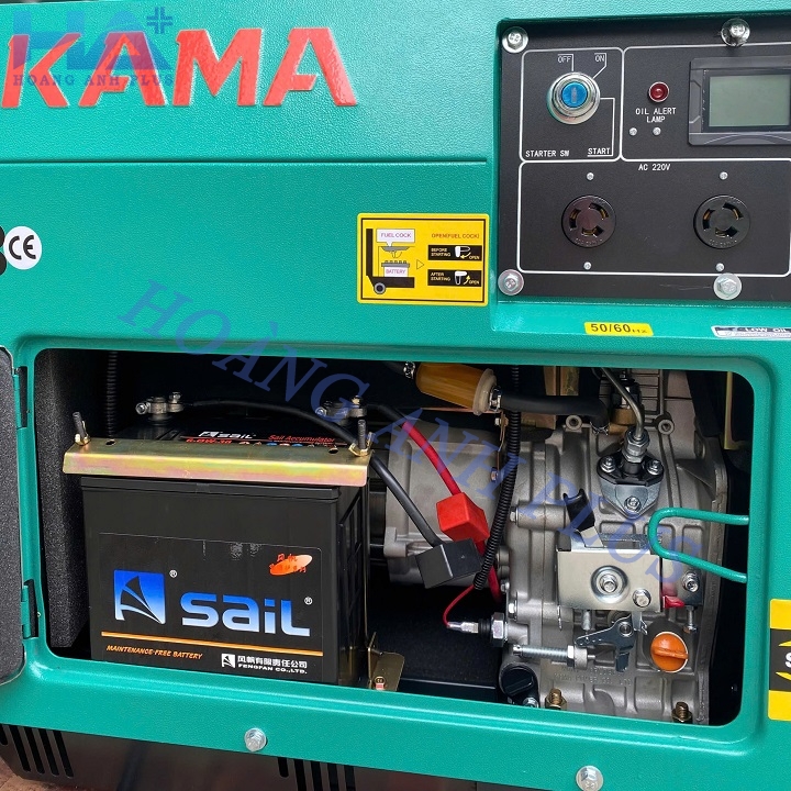 Máy Phát Điện Chạy Dầu Kama 5Kw KDE7000T