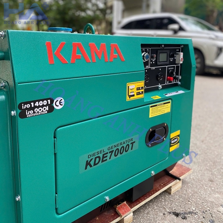 Máy Phát Điện Chạy Dầu Kama 5Kw KDE7000T
