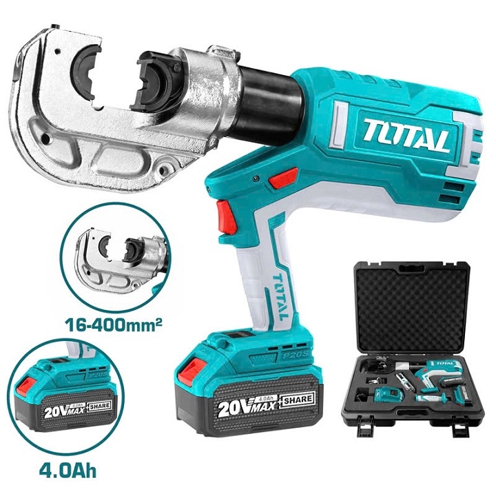 Máy Ép COS Thủy Lực Total Dùng Pin 20V TCTLI2002