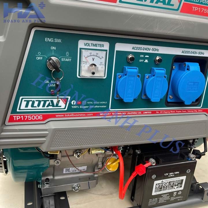 Máy Phát Điện Chạy Xăng Total 7.5KW TP175006
