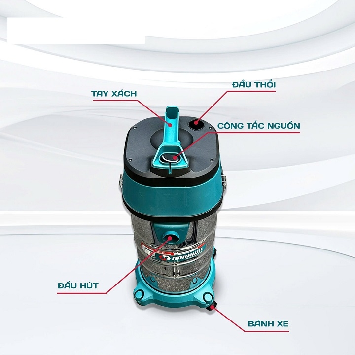 Máy Hút Bụi Công Nghiệp Nakawa 1600W 30L NKHB30L