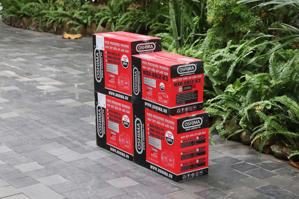 Máy Rửa Xe Oshima 2800W MRX 1215-C6 Có Chỉnh Áp