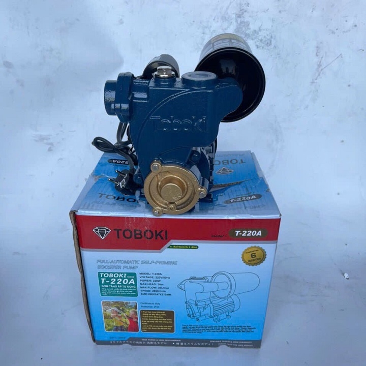 Máy Bơm Tăng Áp 220W Toboki M-220A