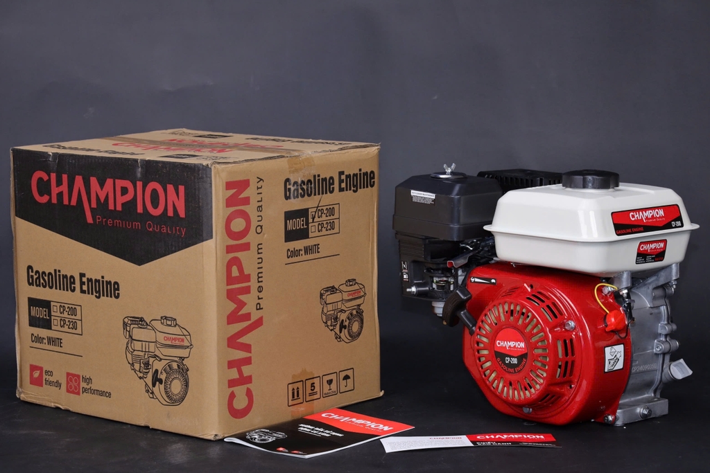 Động Cơ Xăng Champion 6.5HP CP-200R Tua Chậm
