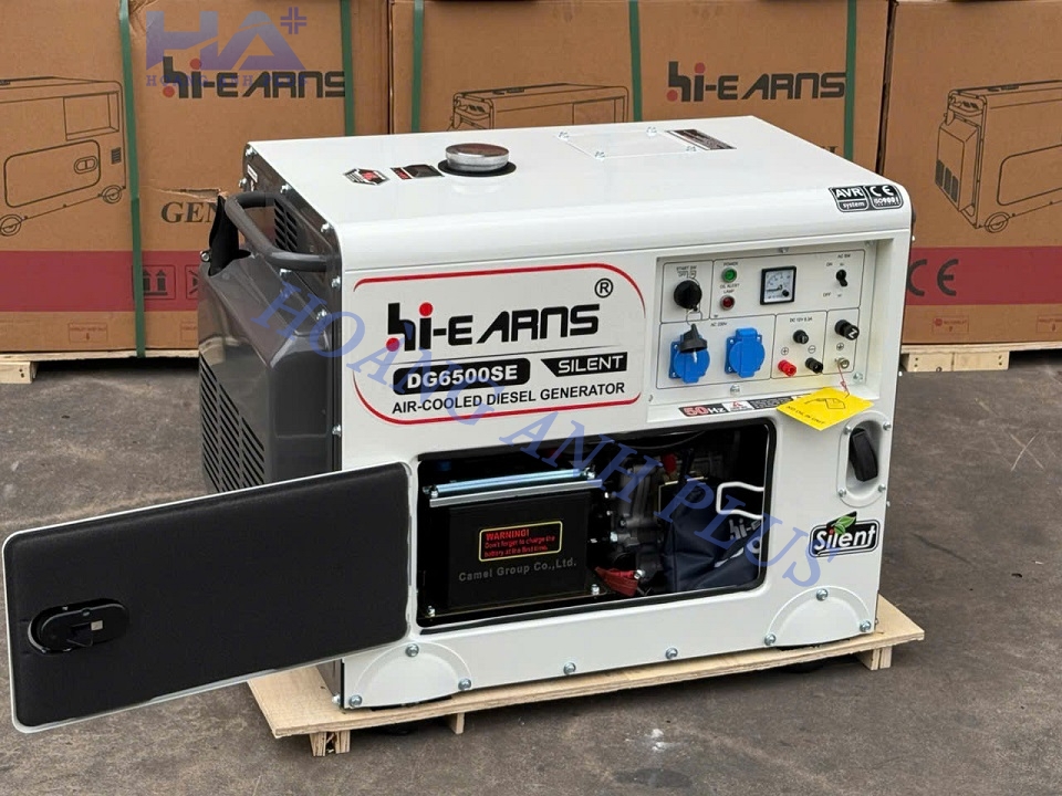 Máy Phát Điện Chạy Dầu HI-EARNS DG6500SE 5KW
