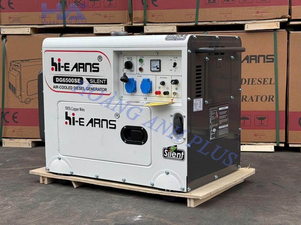 Máy Phát Điện Chạy Dầu HI-EARNS DG6500SE 5KW