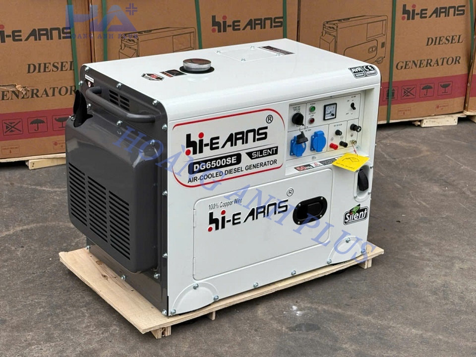 Máy Phát Điện Chạy Dầu HI-EARNS DG6500SE 5KW
