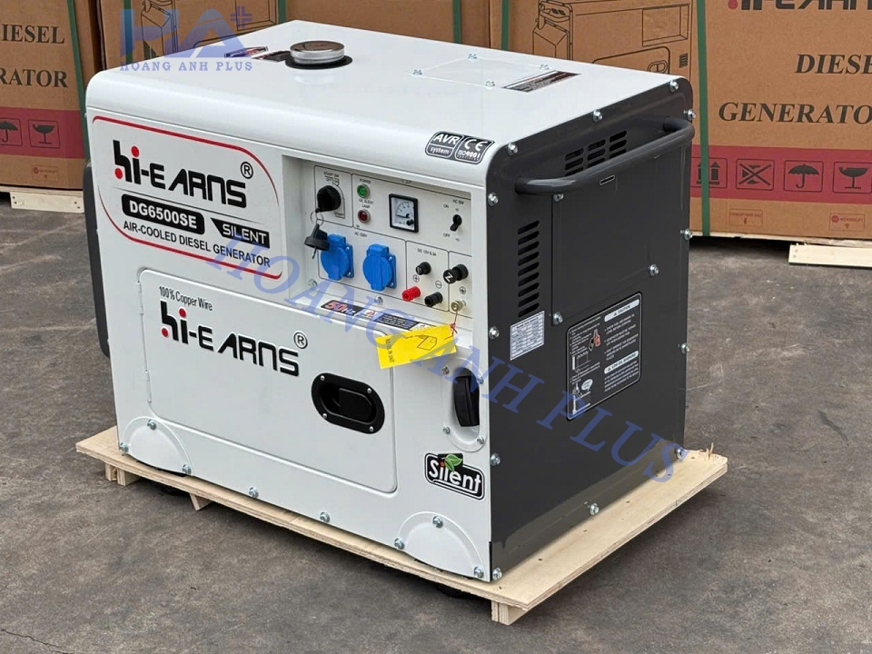 Máy Phát Điện Chạy Dầu HI-EARNS DG6500SE 5KW