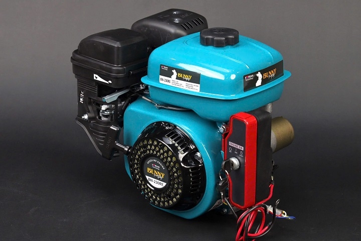 Động Cơ Xăng Bunny 7.5HP BN-230E Có Đề Trục Thẳng