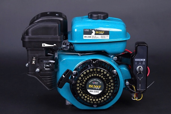 Động Cơ Xăng Bunny 7.5HP BN-230RE Có Đề Trục Lệch