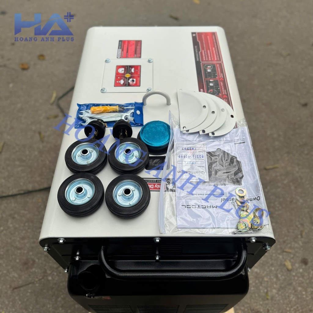 Máy Phát Điện Chạy Dầu Mactool 6Kw XDM-880E 1 Pha