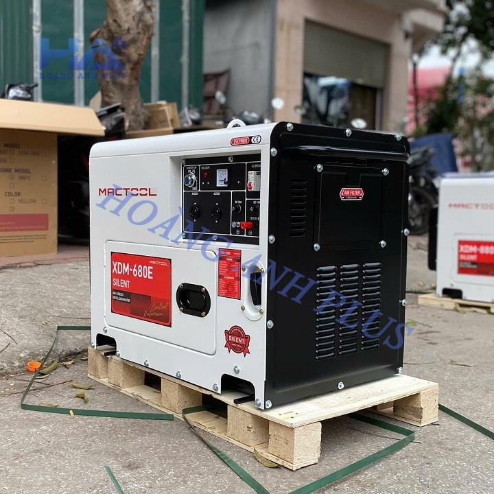 Máy Phát Điện Chạy Dầu 5KW Mactool XDM-680E 1 Pha