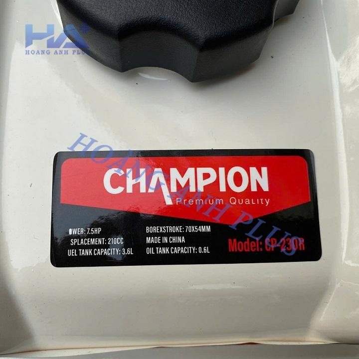 Động Cơ Xăng Champion 7.5HP CP-230R Tua Chậm